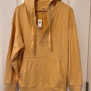 NWT Aerie Butter Yellow Hoodie, Size XS